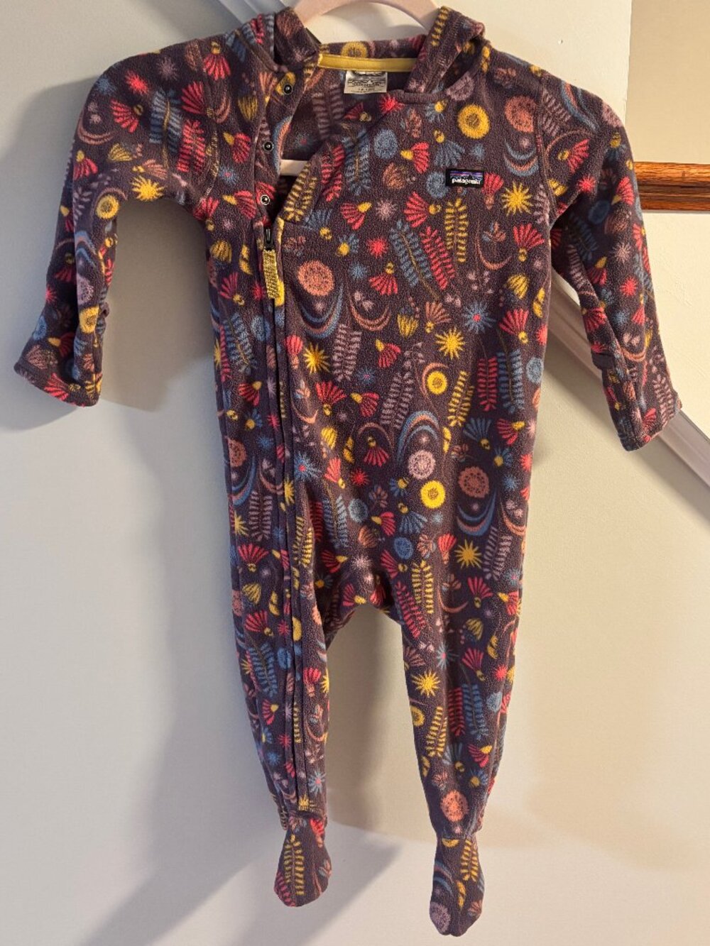 Patagonia Infant Micro D Fleece Bunting- Size 12-18M
